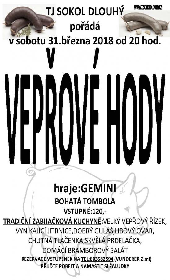 Veprove hody 2018